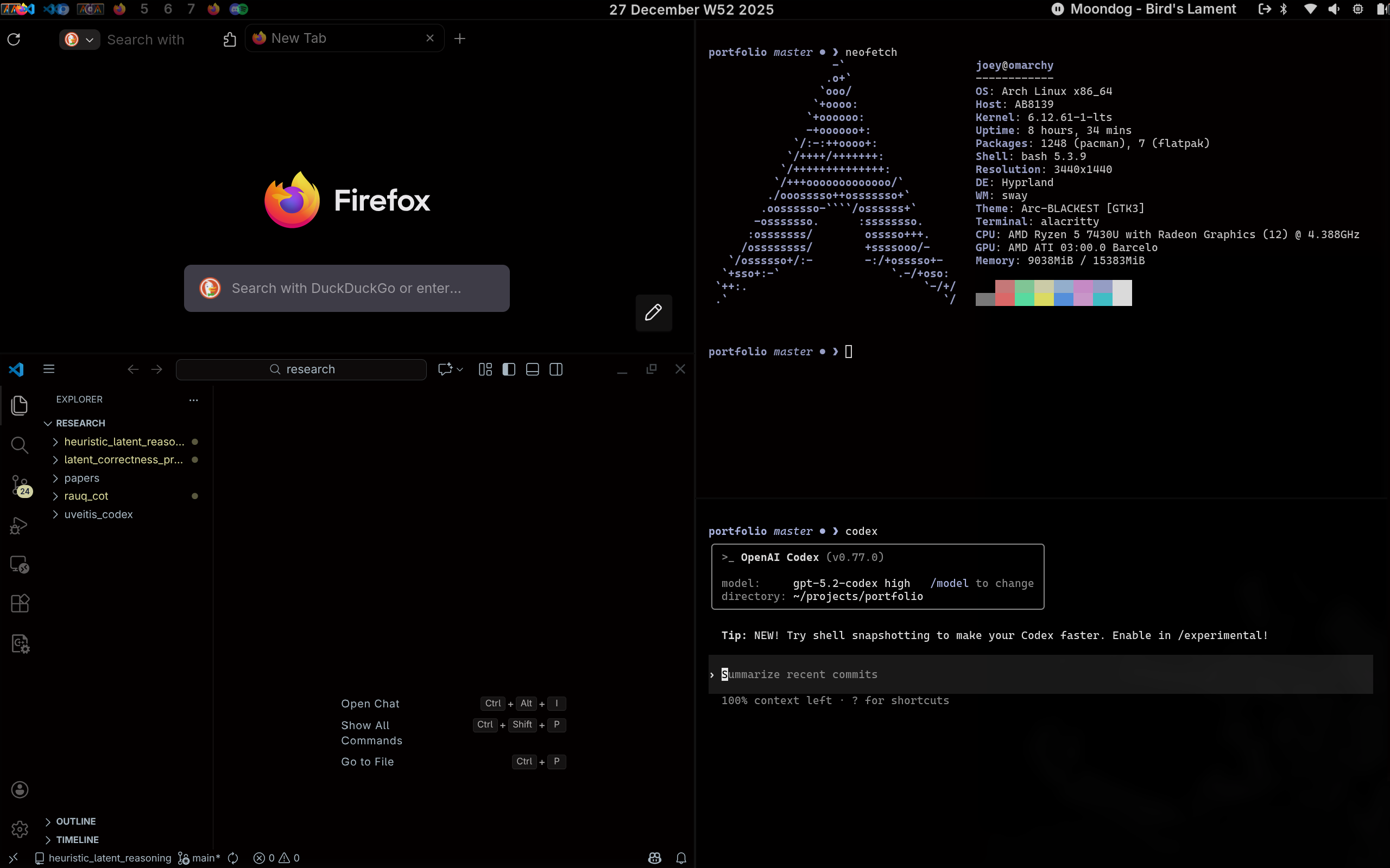 Arch desktop screenshot