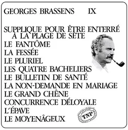 Georges Brassens album cover