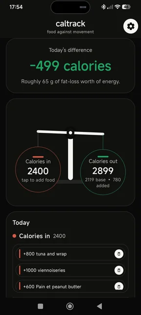 Caltrack visual preview