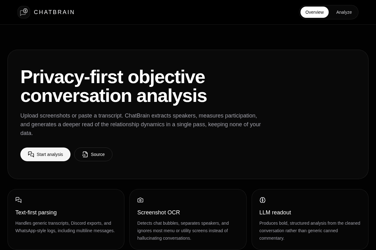 ChatBrain visual preview