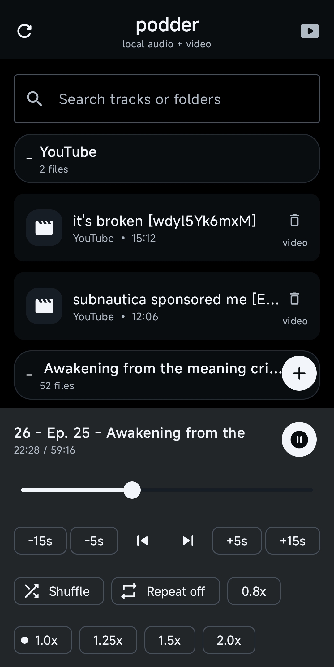 Podder visual preview